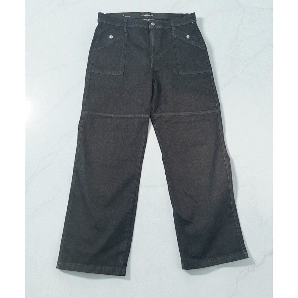 Liz Claiborne Jeans Black Women’s Size 12 Wide Leg